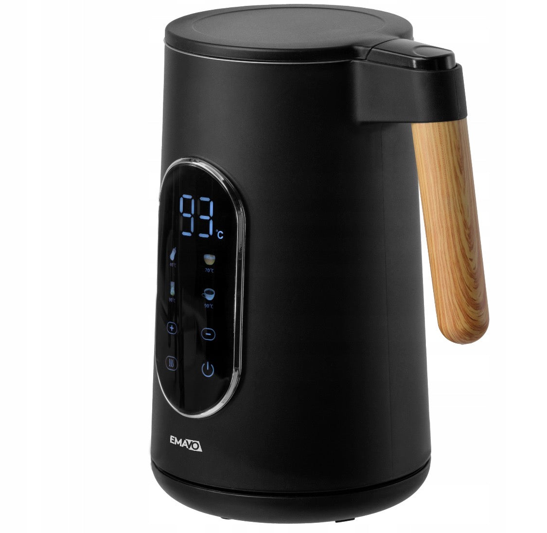 CZAJNIK ELEKTRYCZNY BEZPRZEWODOWY 1,7l 2200W CZARNY REGULACJA TEMPERATURY