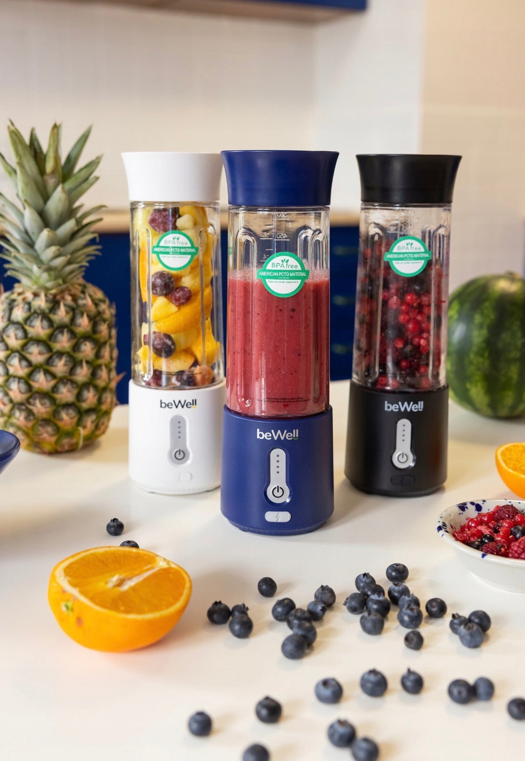 Blender Kielichowy Przenośny Bezprzewodowy beWell na USB 500ml Mocny