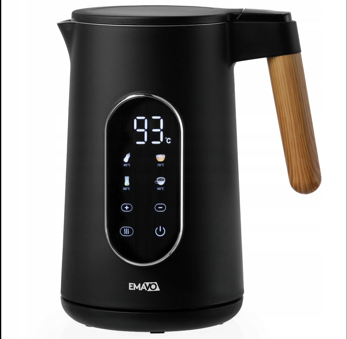 CZAJNIK ELEKTRYCZNY BEZPRZEWODOWY 1,7l 2200W CZARNY REGULACJA TEMPERATURY