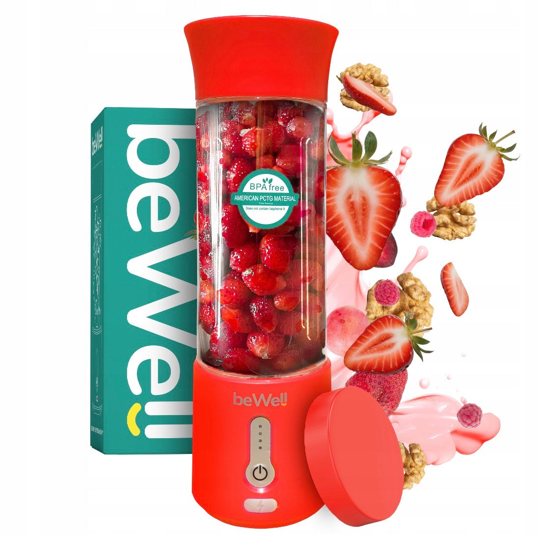 Blender Kielichowy Przenośny Bezprzewodowy beWell na USB 500ml Mocny